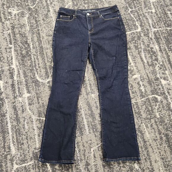 Chico's Platinum Barely Boot Jeans 1 - Picture 1 of 11